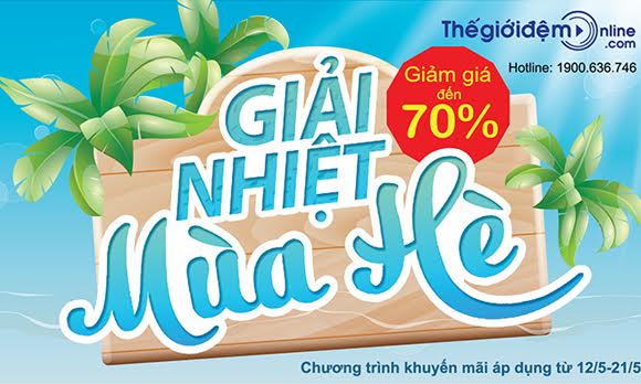 Giảm giá sốc  giải nhiệt mùa hè mua 1 tặng 1