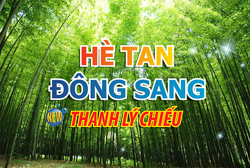 THÁNG 8: Hè Tan Đông sang Thanh lý chiếu trúc cuối vụ