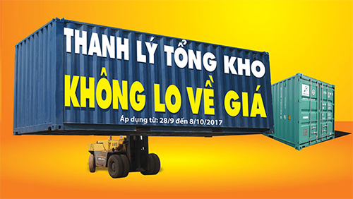 THÁNG 9: THANH LÝ TỔNG KHO - KHÔNG LO VỀ GIÁ