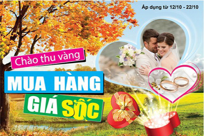 Tháng 10: CHÀO THU VÀNG MUA HÀNG GIÁ SỐC 