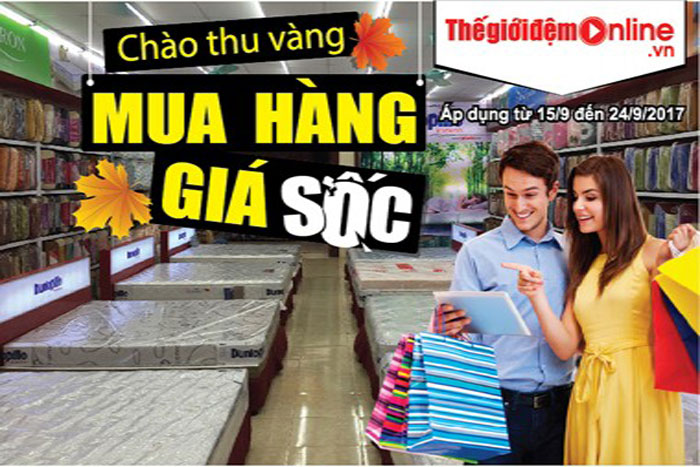 Tháng 9: CHÀO THU VÀNG - MUA HÀNG GIÁ SỐC