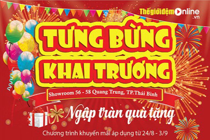 Tưng bừng khai trương chi nhánh chăn ga gối đệm tại Thái Bình