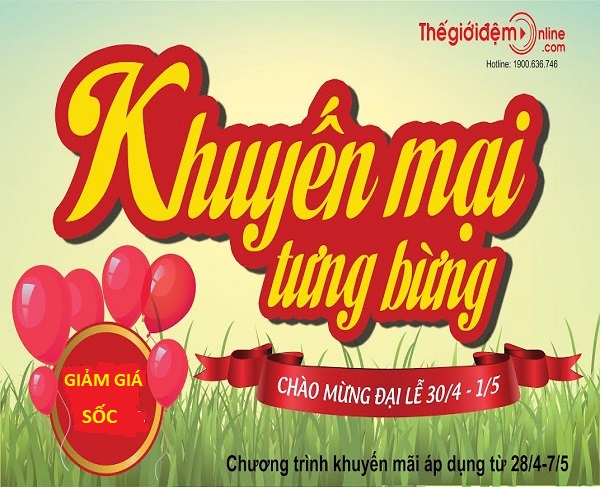 Mừng đại lễ chiếu trúc khuyến mại lớn